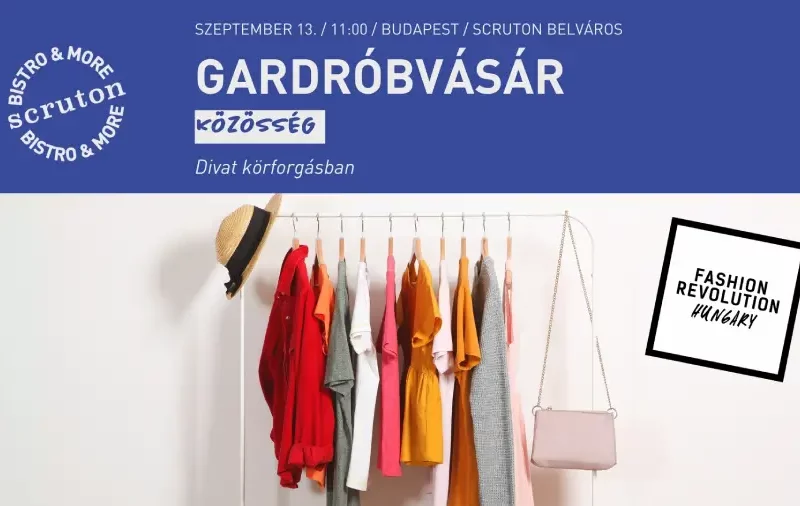 Second Hand September Magyarországon – gardróbvásárral, ruhacserével és workshopokkal készül a Fashion Revolution Hungary